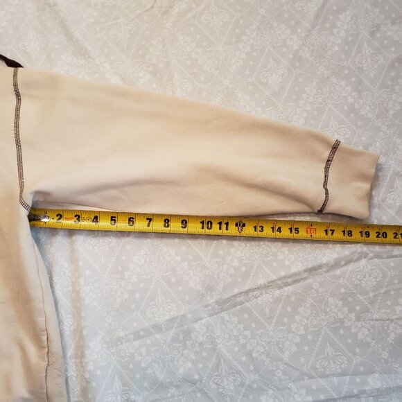 Hurley Fleece Hoodie Beige/Brown - Size Men's Large - Picture 5 of 16